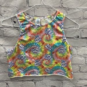 Blow Pop Tie-Dye crop top size L
